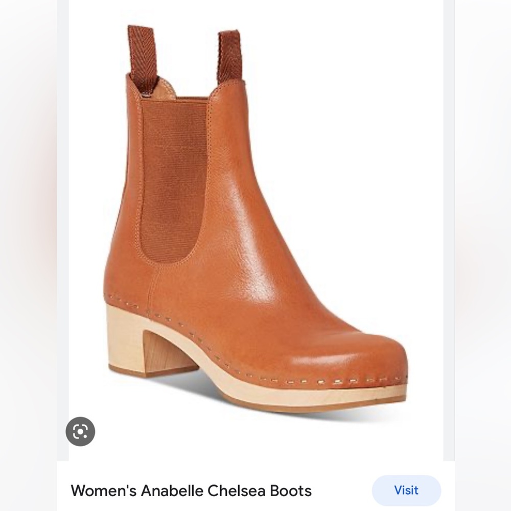 NIB Loeffler Randall Anabelle Cognac Clog Boot
